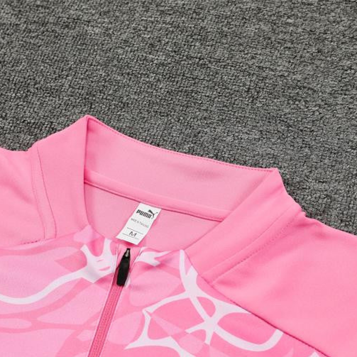24/25 Manchester City Pink Half Zipper Jacket+Long Pants
