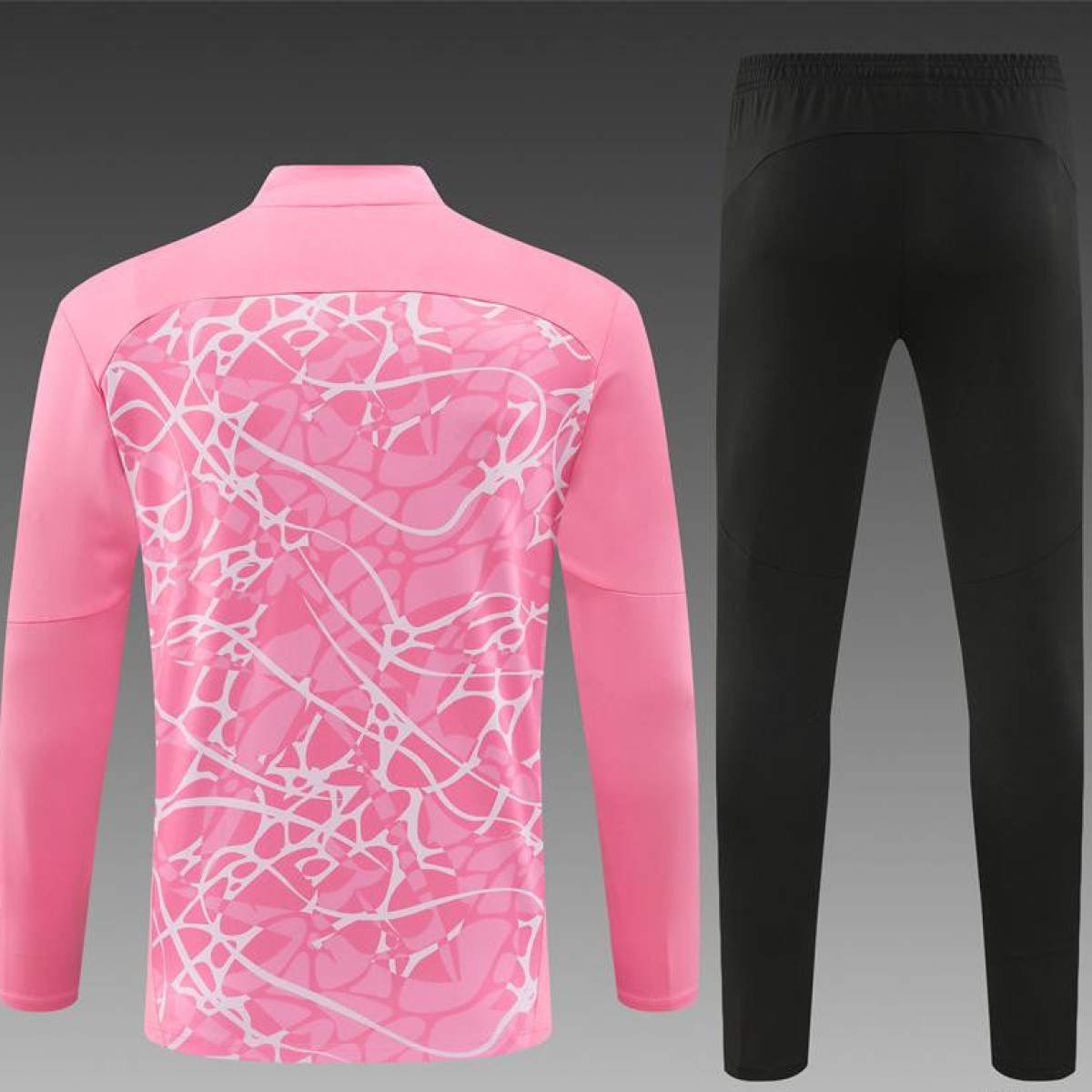 24/25 Manchester City Pink Half Zipper Jacket+Long Pants
