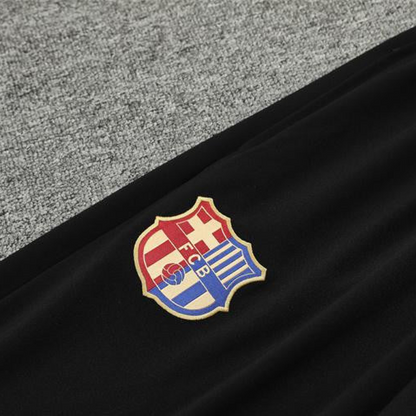 24/25 Barcelona Black Half Zipper Jacket+Long Pants