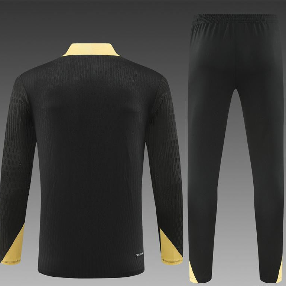 24/25 Barcelona Black Half Zipper Jacket+Long Pants