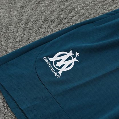 24/25 Olympique Marseille White Short Sleeve Jersey+Shorts