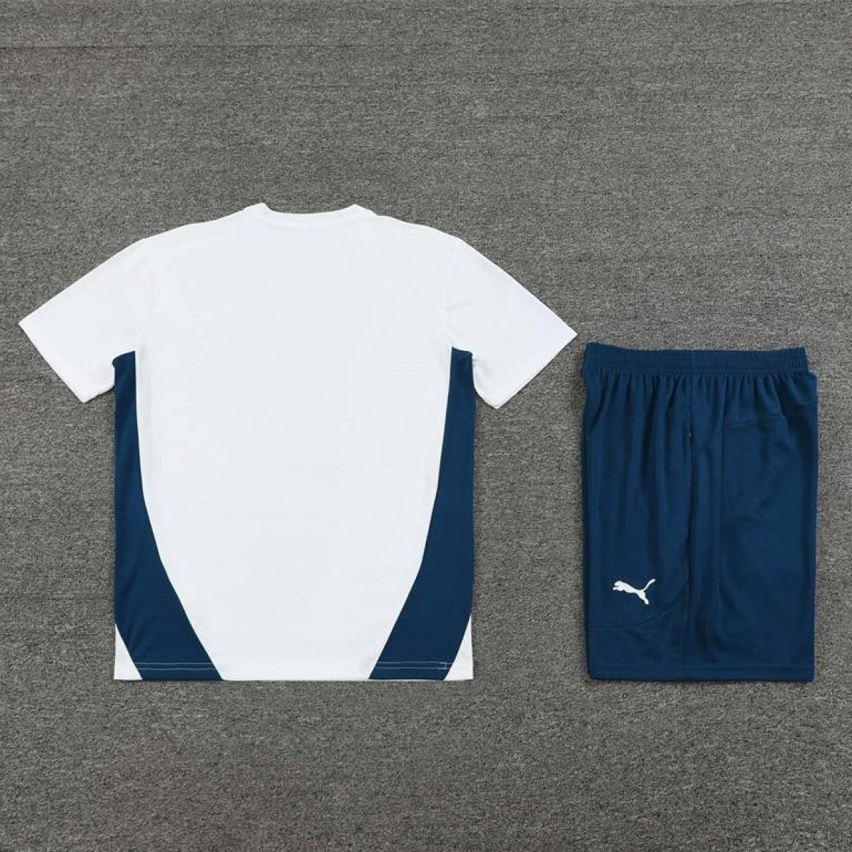 24/25 Olympique Marseille White Short Sleeve Jersey+Shorts