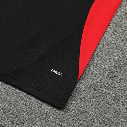 24/25 AC Milan Black Short Sleeve Jersey+Shorts