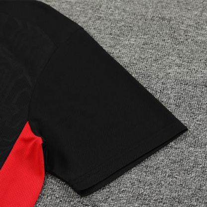 24/25 AC Milan Black Short Sleeve Jersey+Shorts