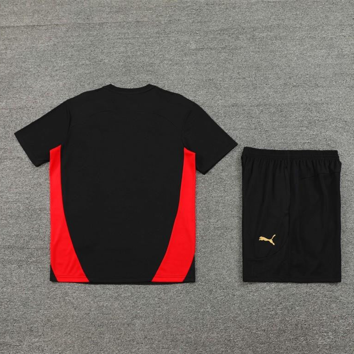 24/25 AC Milan Black Short Sleeve Jersey+Shorts