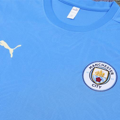 24/25 Manchester City Sky Blue Short Sleeve Jersey+Shorts