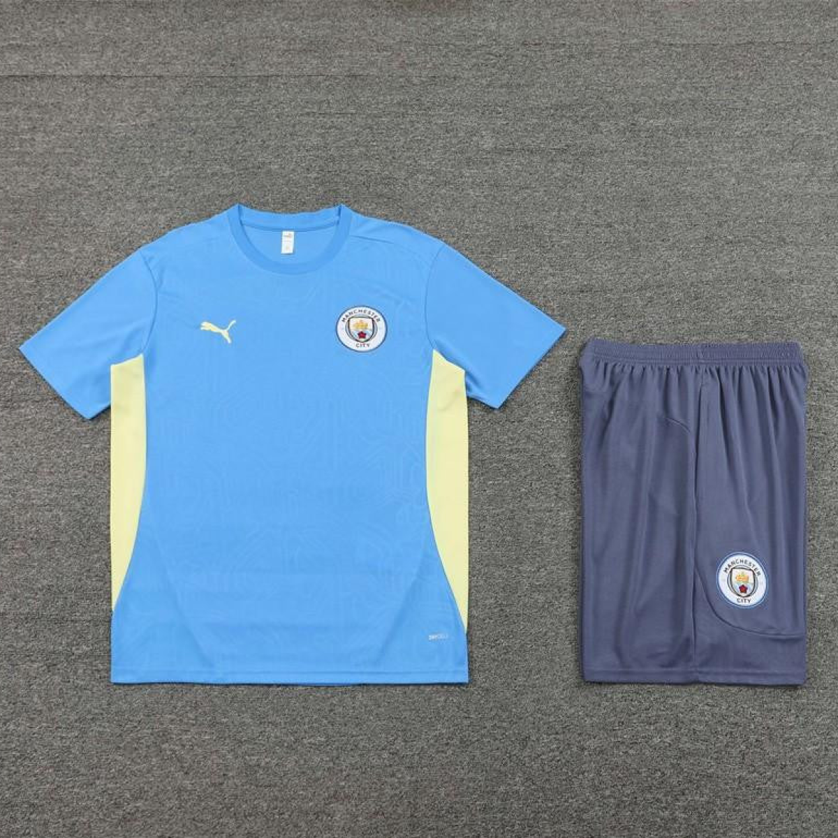 24/25 Manchester City Sky Blue Short Sleeve Jersey+Shorts