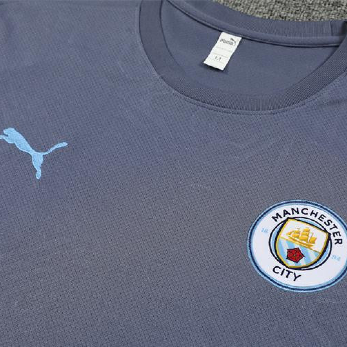 24/25 Manchester City Blue White Short Sleeve Jersey+Shorts