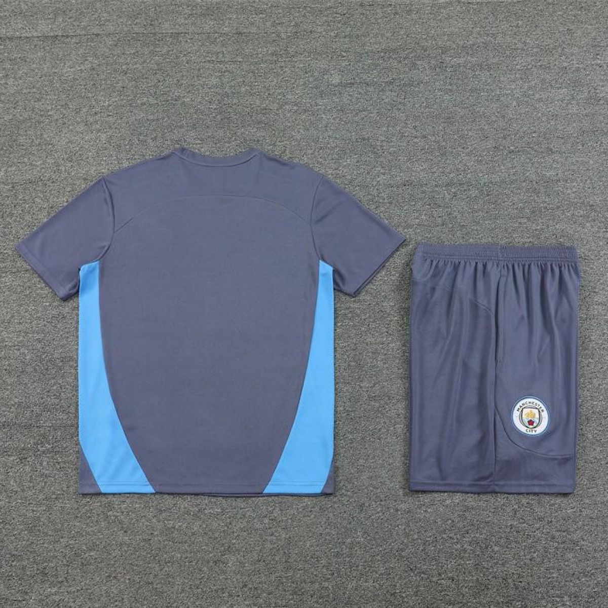 24/25 Manchester City Blue White Short Sleeve Jersey+Shorts