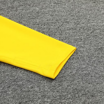 24/25 Borussia Dortmund Yellow/Black  Half Zipper Jacket+Long Pants
