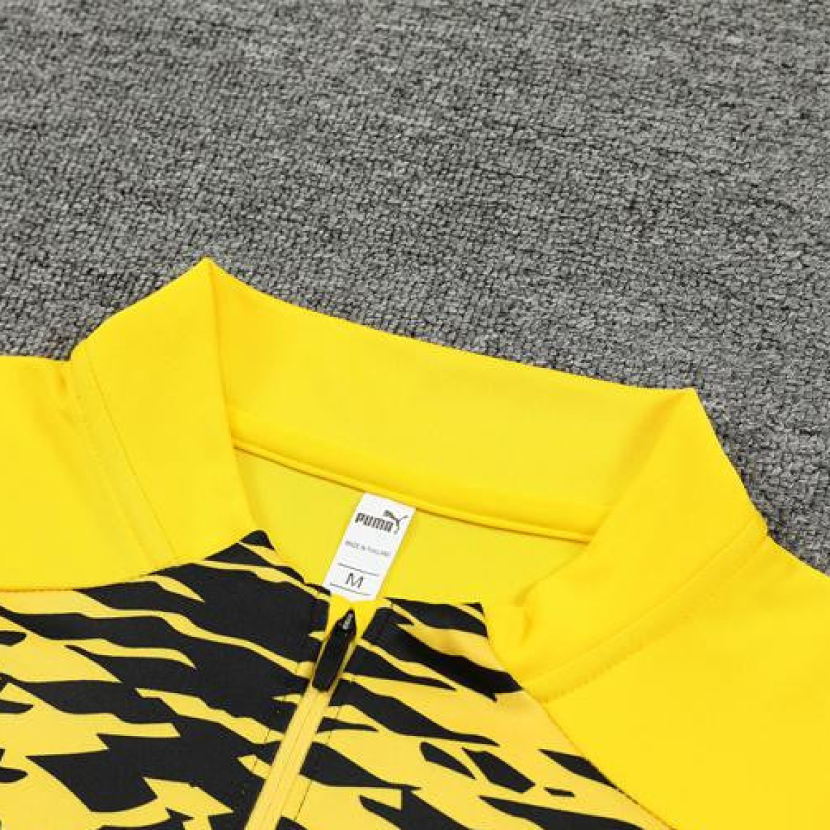 24/25 Borussia Dortmund Yellow/Black  Half Zipper Jacket+Long Pants