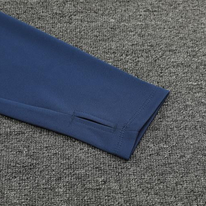 24/25 Manchester City Navy Half Zipper Jacket+Long Pants