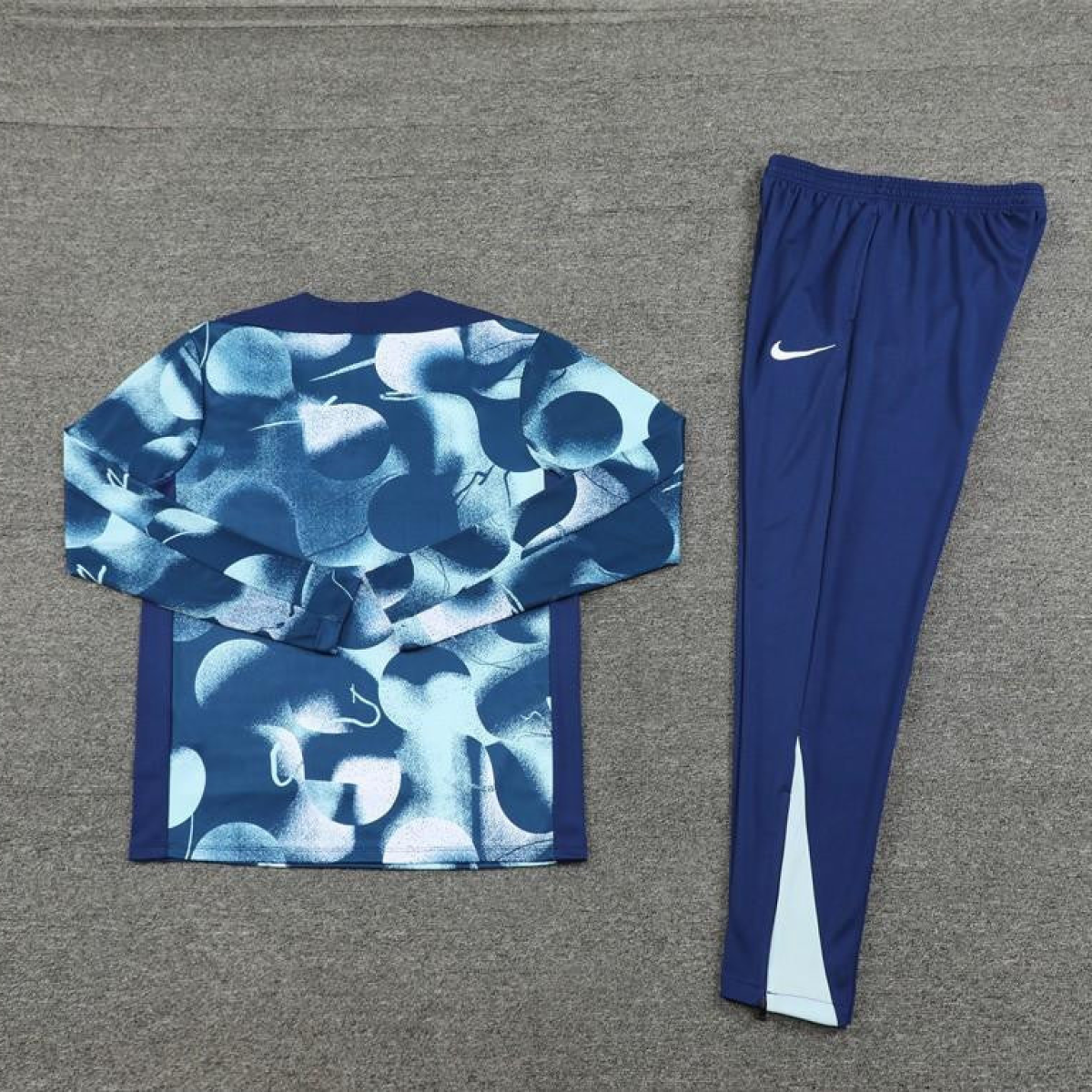 24/25 Tottenham Hotspur Blue Camouflage Half Zipper Jacket+Long Pants