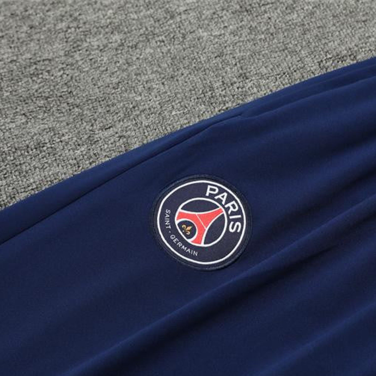 24/25 PSG White Camouflage Navy Half Zipper Jacket+Long Pants