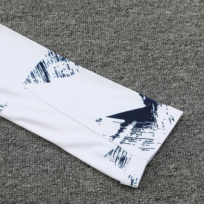 24/25 PSG White Camouflage Navy Half Zipper Jacket+Long Pants
