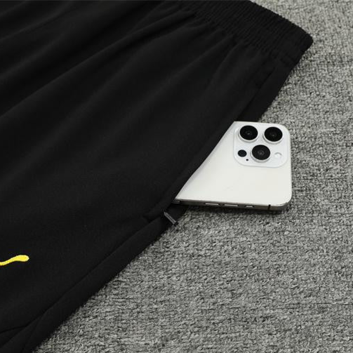 24/25 Borussia Dortmund Yellow Half Zipper Jacket+Long Pants