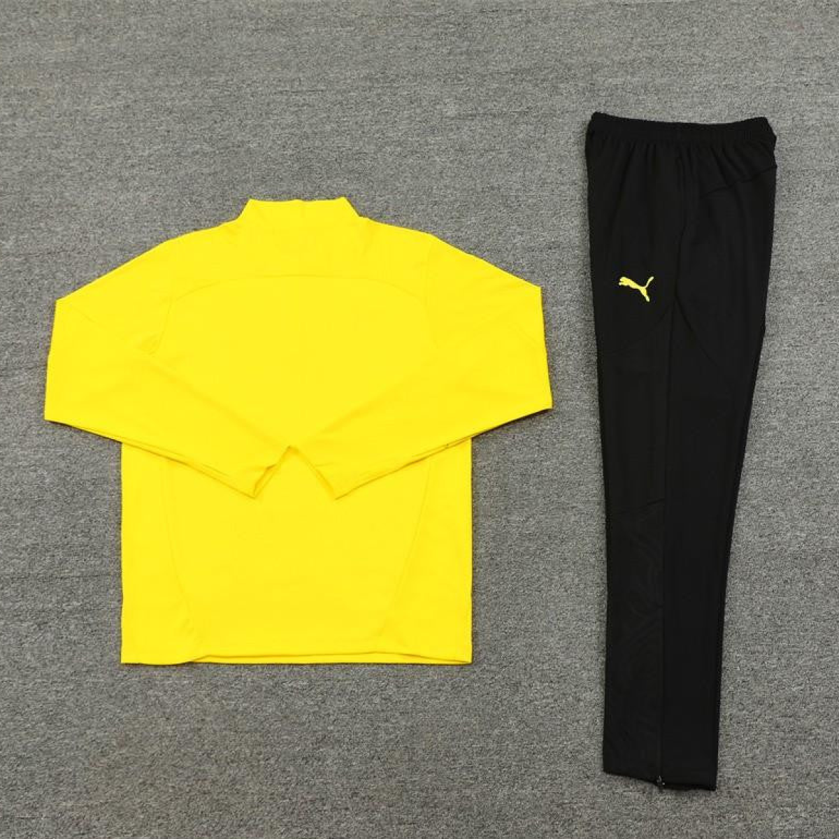 24/25 Borussia Dortmund Yellow Half Zipper Jacket+Long Pants