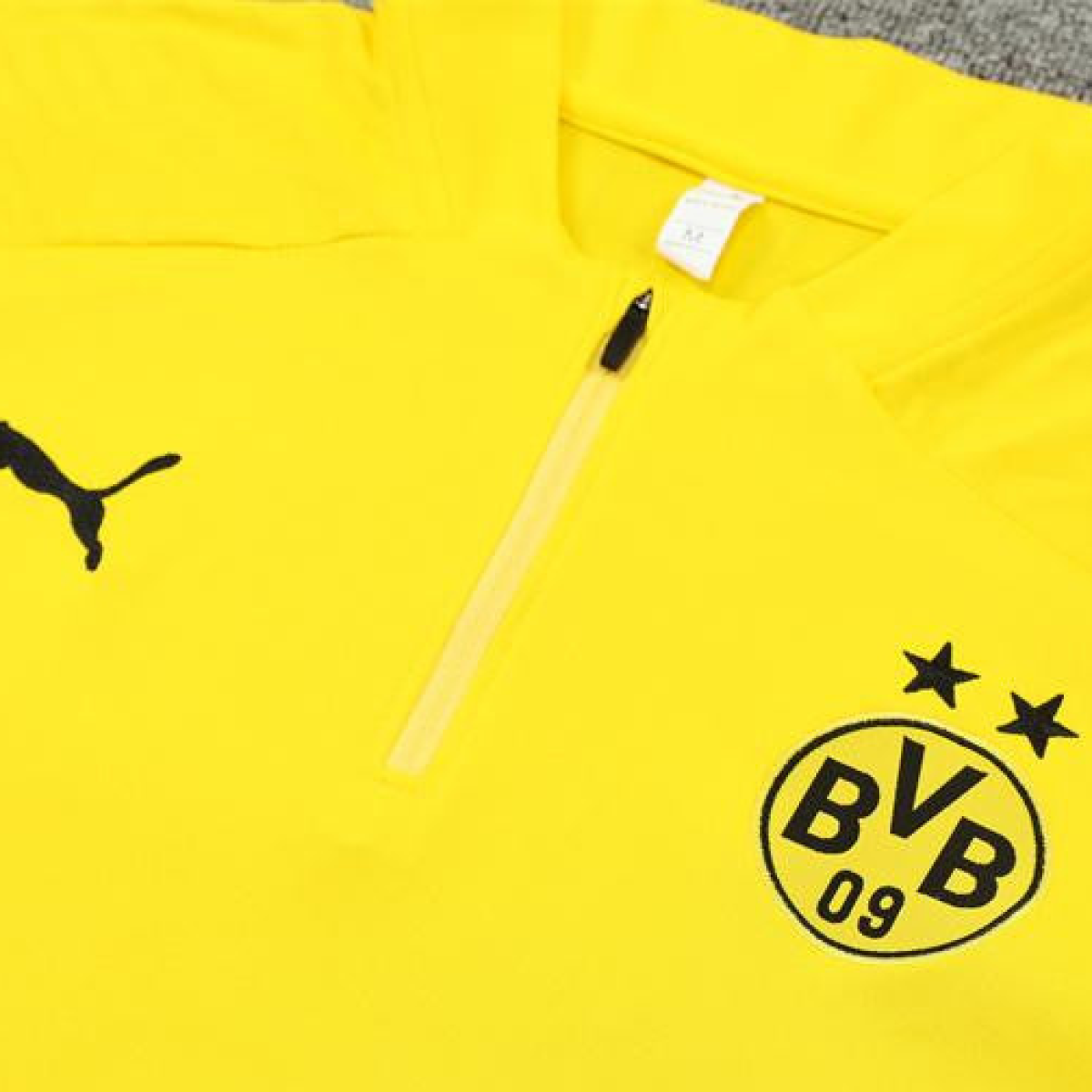 24/25 Borussia Dortmund Yellow Half Zipper Jacket+Long Pants