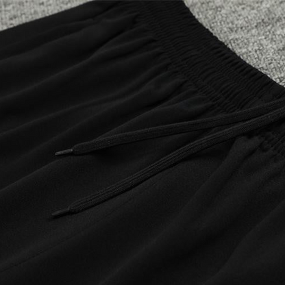 24/25 PSG Jordan Black Steel Seal Half Zipper Jacket+Long Pants