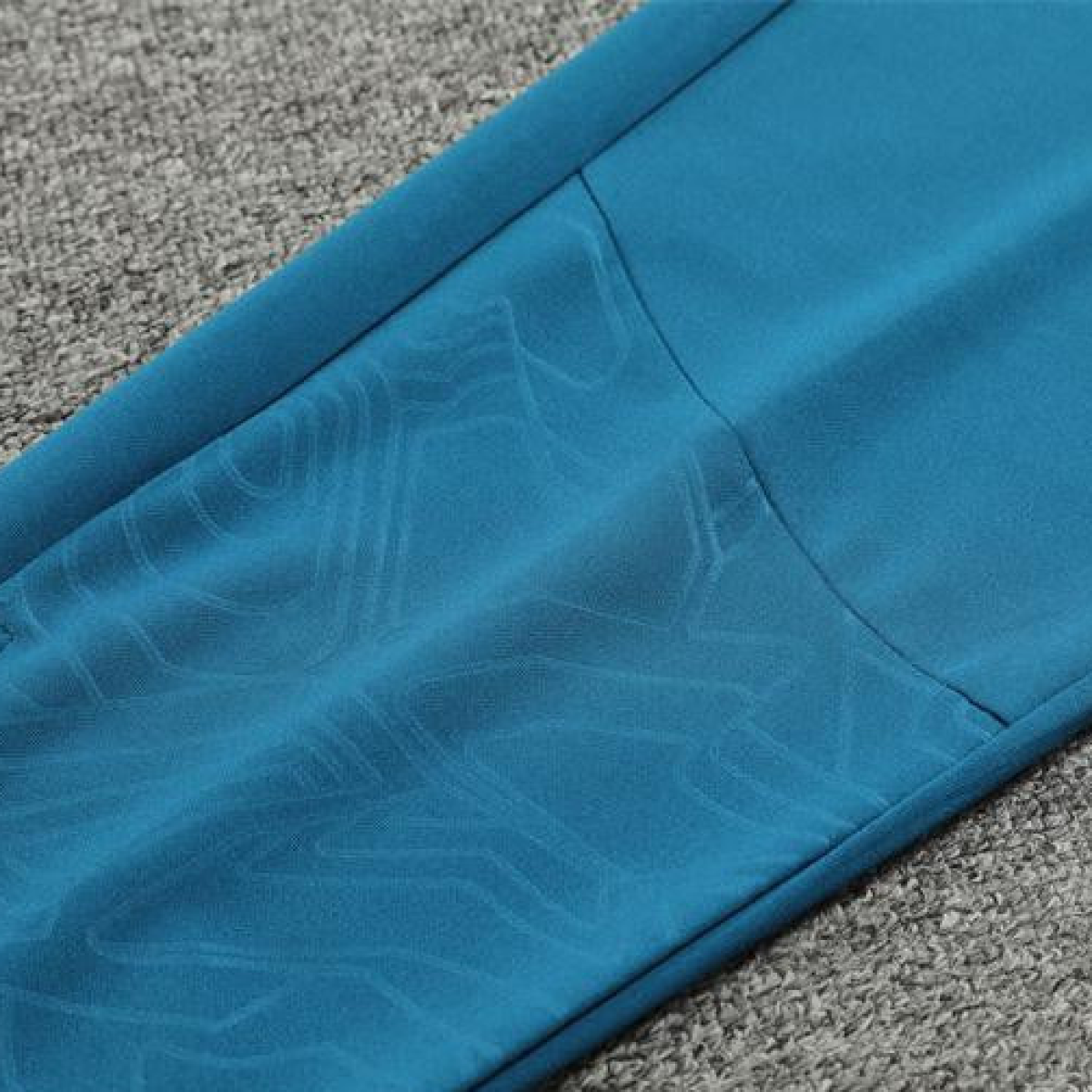 24/25 Olympique Marseille White Half Zipper Jacket+Long Pants