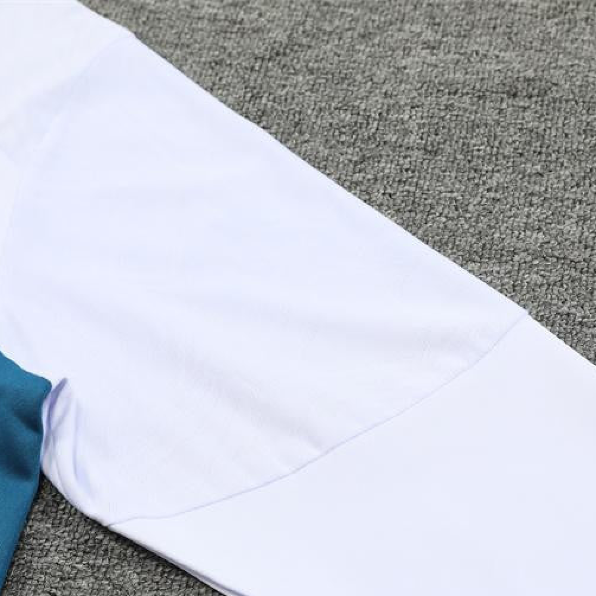 24/25 Olympique Marseille White Half Zipper Jacket+Long Pants
