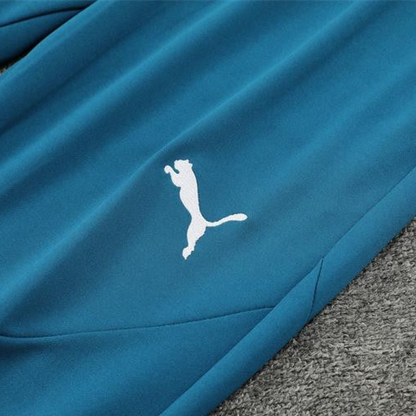 24/25 Olympique Marseille Lake Green Half Zipper Jacket+Long Pants