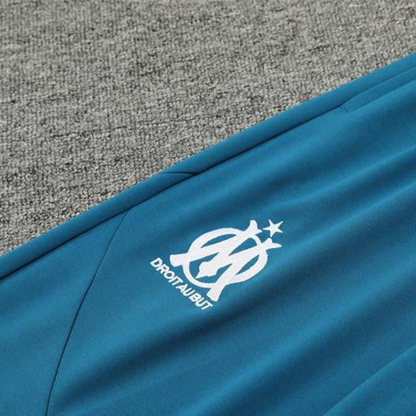 24/25 Olympique Marseille Lake Green Half Zipper Jacket+Long Pants