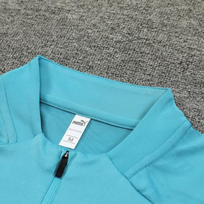 24/25 Olympique Marseille Lake Green Half Zipper Jacket+Long Pants