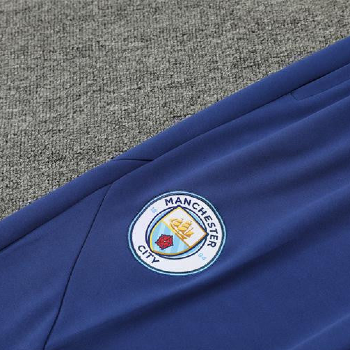 24/25 Manchester City Light Blue Half Zipper Jacket+Long Pants