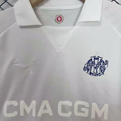 24/25 Olympique Marseille 125th Anniversary White Jersey
