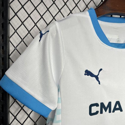 24/25 Kids Olympique Marseille Home Jersey