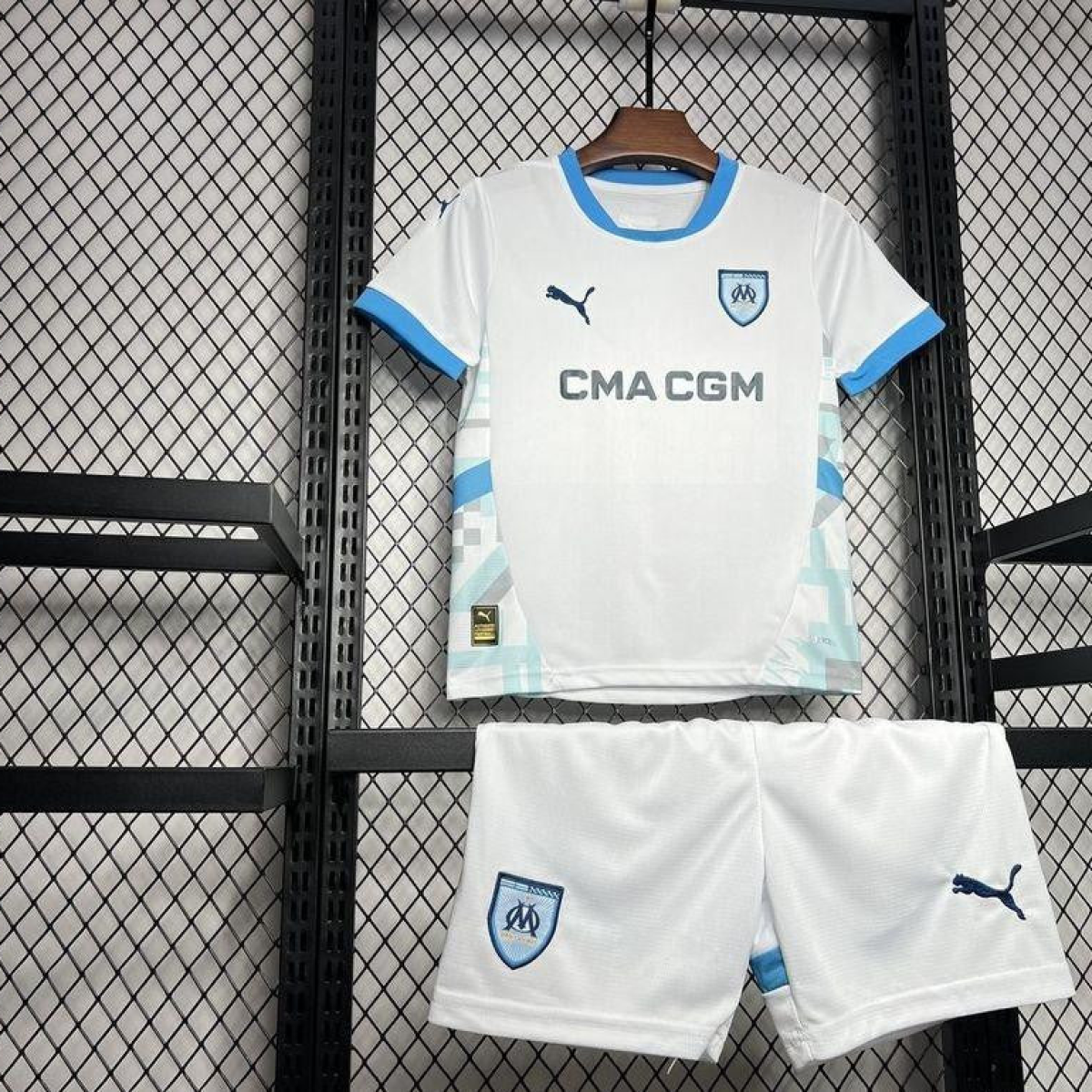 24/25 Kids Olympique Marseille Home Jersey