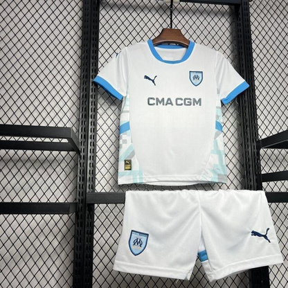 24/25 Kids Olympique Marseille Home Jersey
