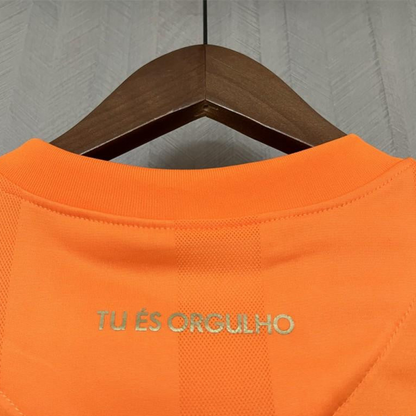 2010 Retro Corinthians Goalkeeper Orange Jersey