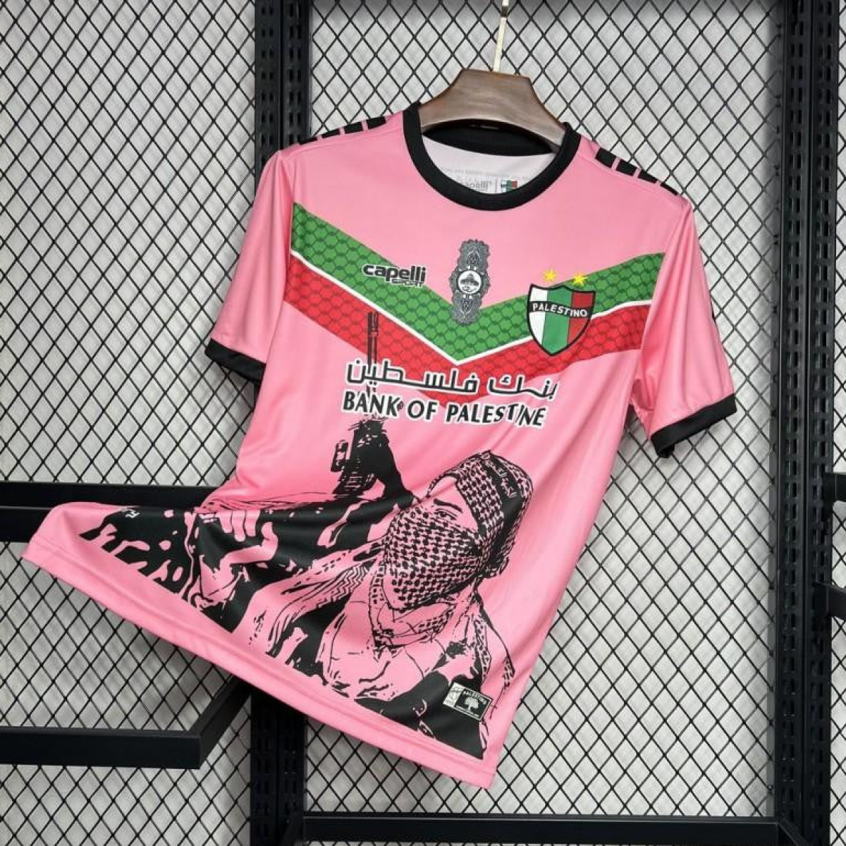 2024/25 CD Palestino Pink Graffiti Jersey
