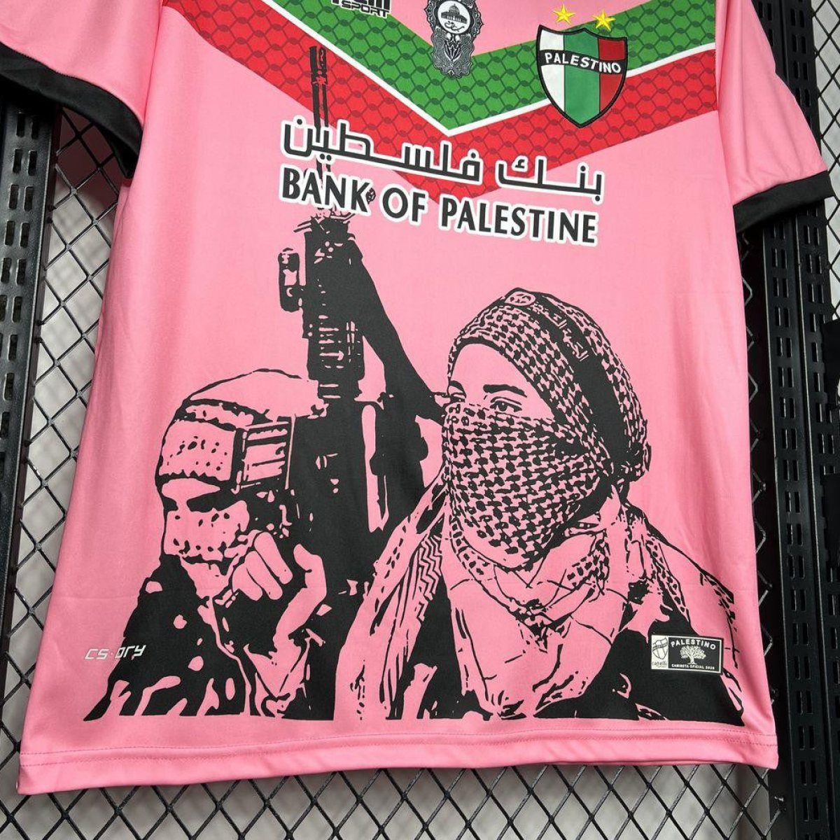 2024/25 CD Palestino Pink Graffiti Jersey