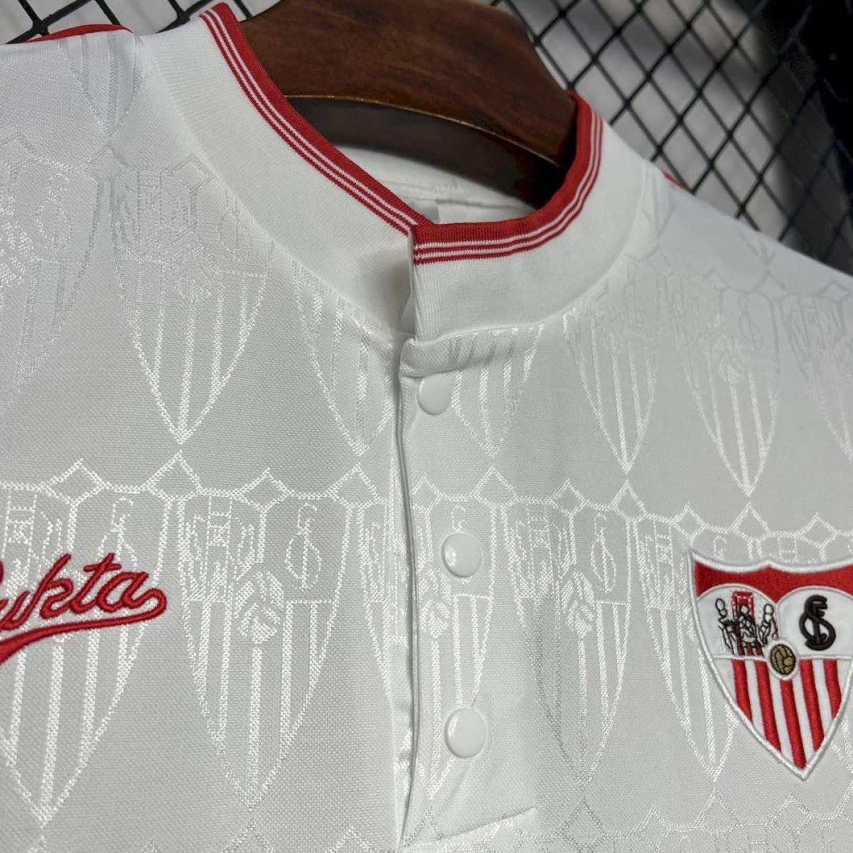 Retro 91/92 Sevilla FC Home Jersey