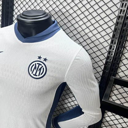 Player Version 24/25 Inter Milan Away White Long Sleeve Jersey