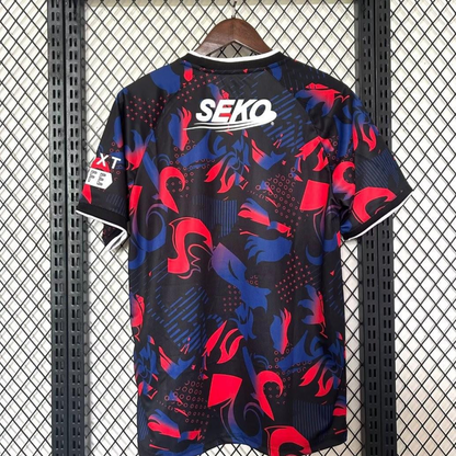 24/25 Glasgow Rangers Third Black/Red Jersey