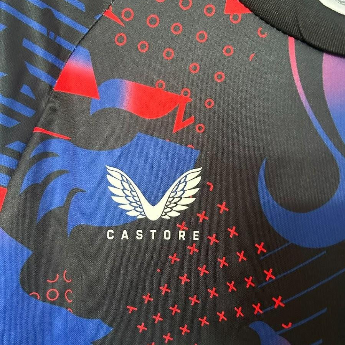 24/25 Glasgow Rangers Third Black/Red Jersey