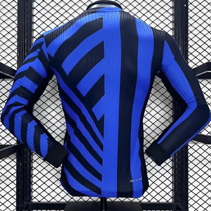 Player Version 24/25 Inter Milan Home Long Sleeve Jersey