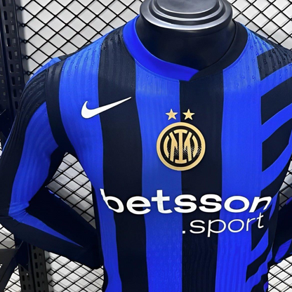 Player Version 24/25 Inter Milan Home Long Sleeve Jersey