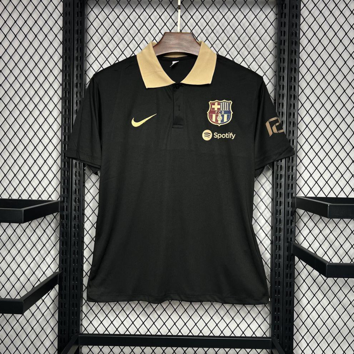 24/25 Barcelona Polo Black Jersey