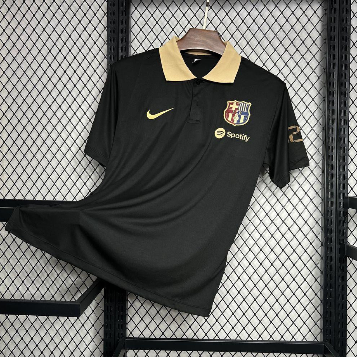 24/25 Barcelona Polo Black Jersey