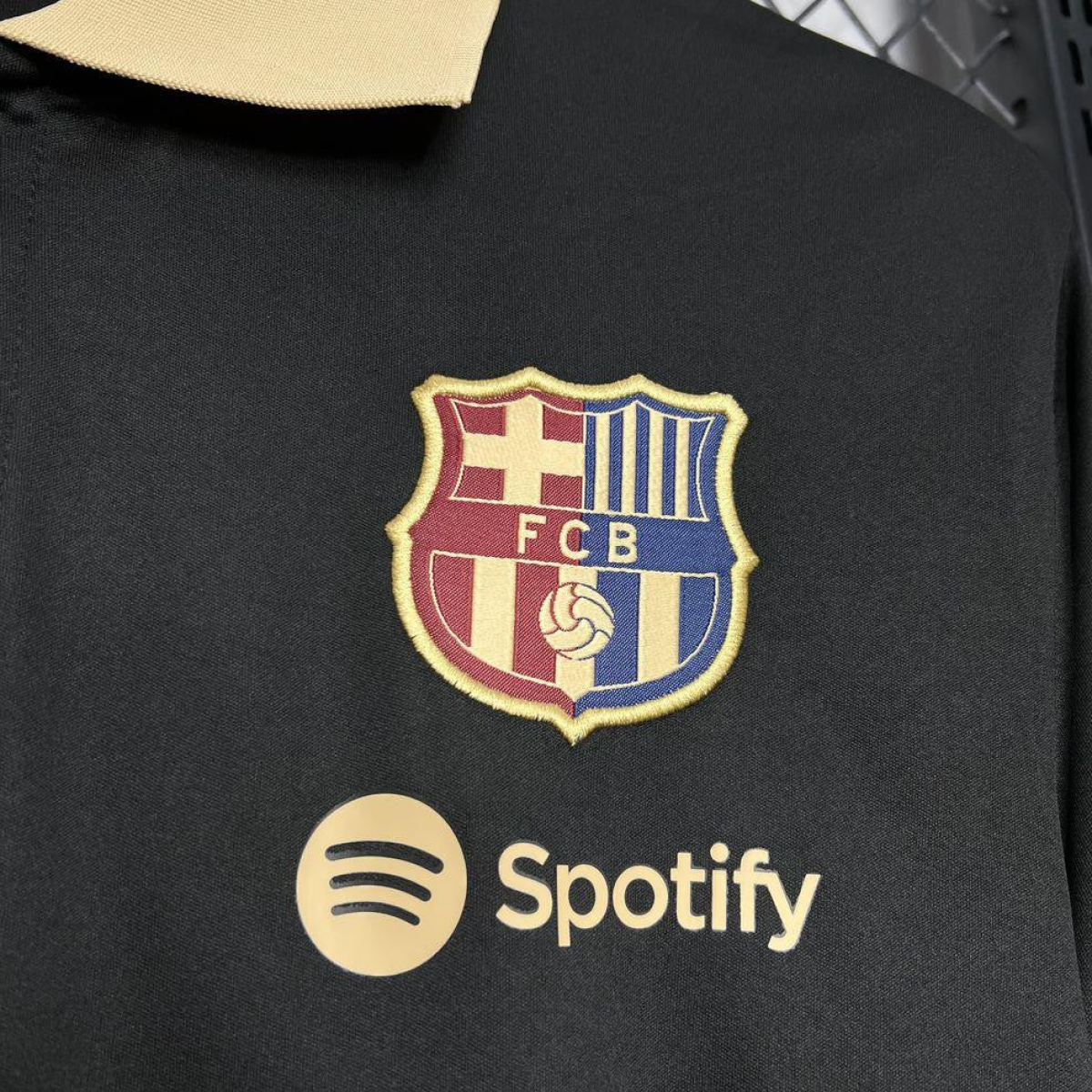 24/25 Barcelona Polo Black Jersey