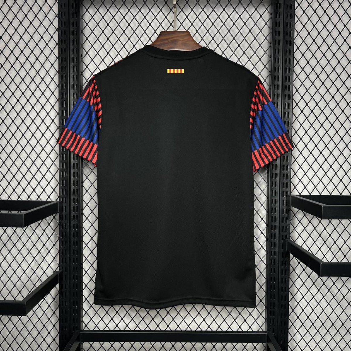 24/25 Barcelona Pre-Match Red/Blue Stripe Jersey