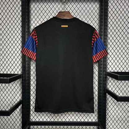 24/25 Barcelona Pre-Match Red/Blue Stripe Jersey