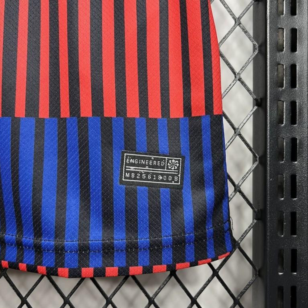 24/25 Barcelona Pre-Match Red/Blue Stripe Jersey