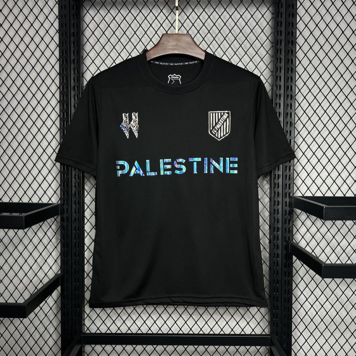 24/25 CD Palestino x Balmain Black T-Shirts