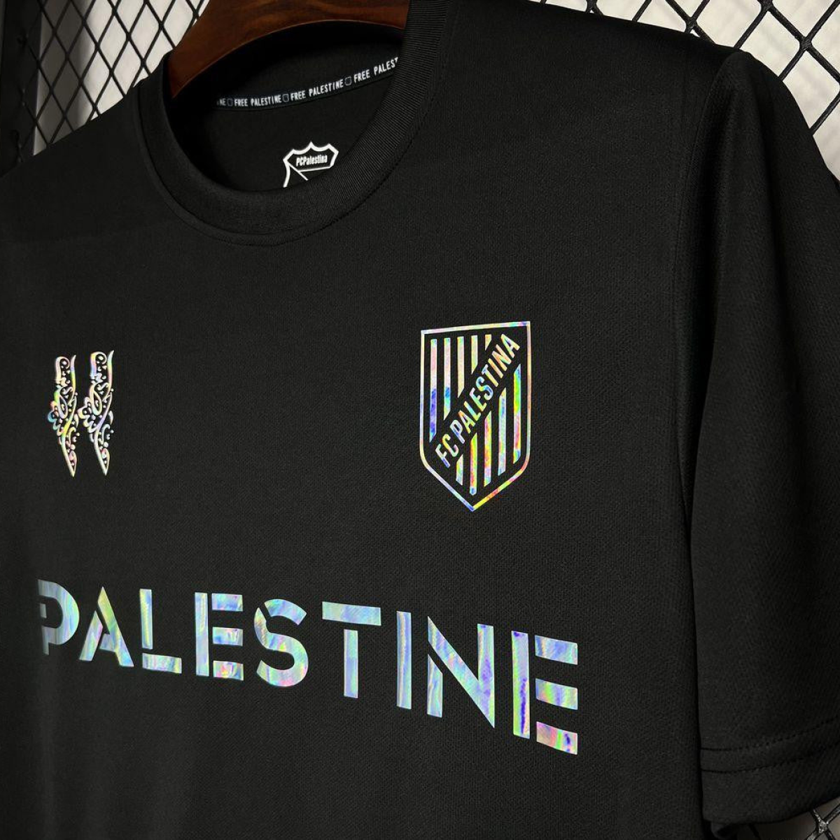 24/25 CD Palestino x Balmain Black T-Shirts